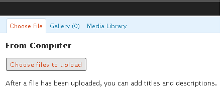 uploading images in wordpress